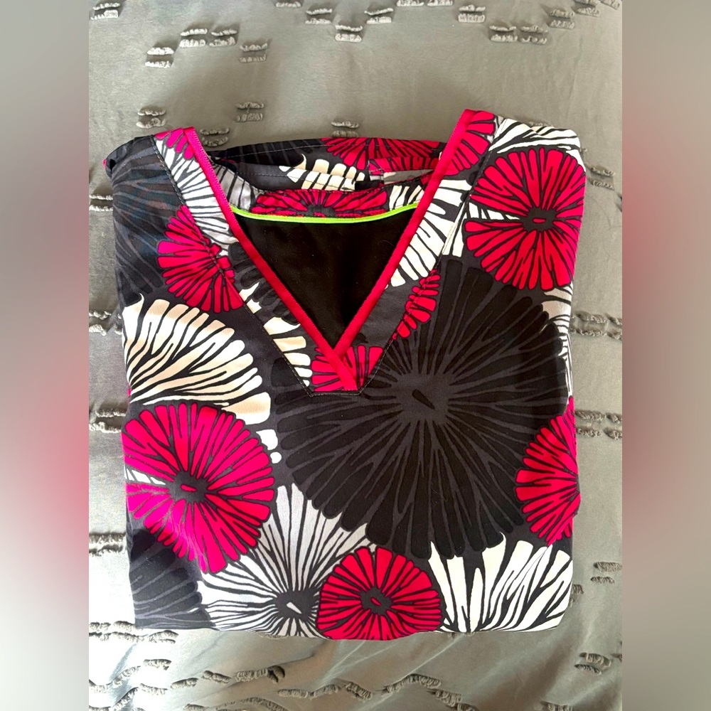Floral Scrub Top